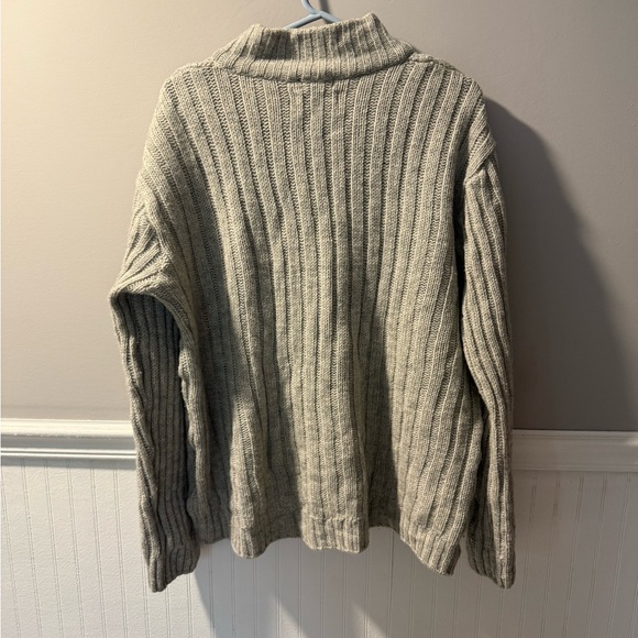 Peregrine Quarter Zip 100% Wool Sweater XL - Picture 4 of 4